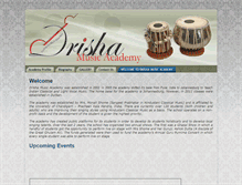 Tablet Screenshot of drishamusic.com